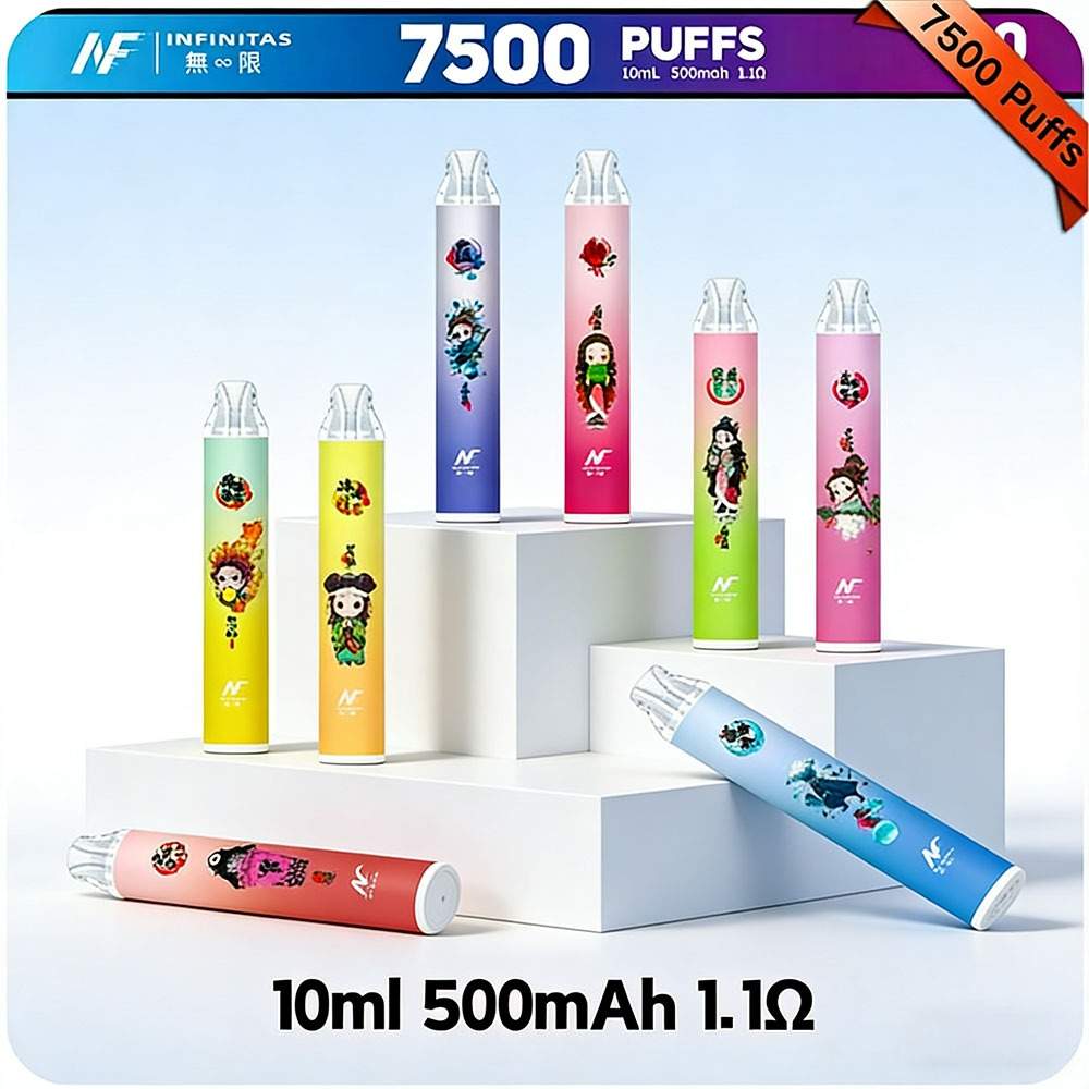鬼滅之刃INF拋棄式_7500口_商品主圖.jpg 鬼滅之刃聯名一次性電子煙 · 20款風味 · 台灣現貨|INF無限7500口:圖片 1